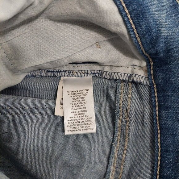 Loft Women’s Jeans Size 25 Blue Modern Curvy Skinny Pants Stretch Denim Low Rise - Picture 9 of 10